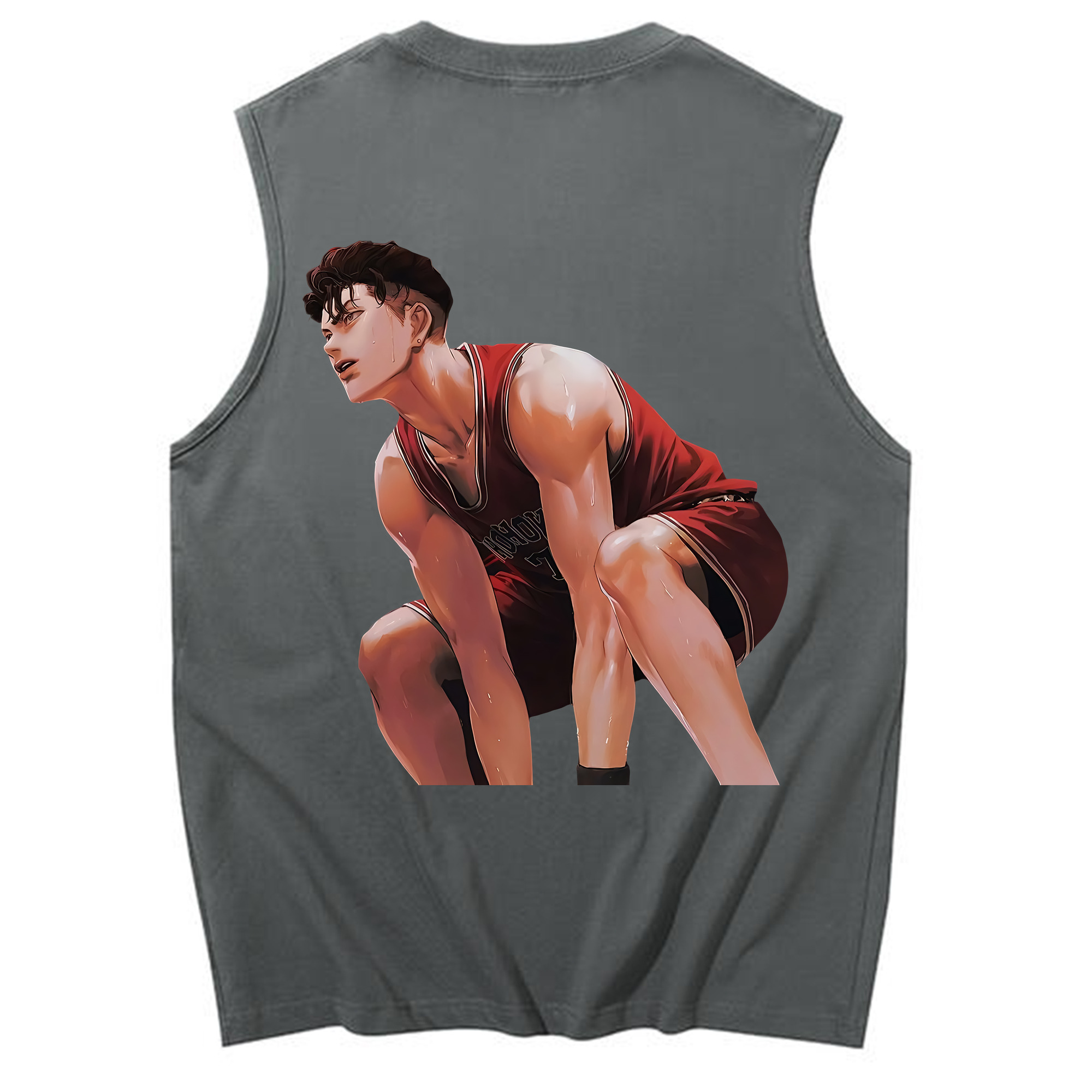 （画像用） SLAM DUNK／スラムダンク コットン100％タンクトップ（背面プリント）